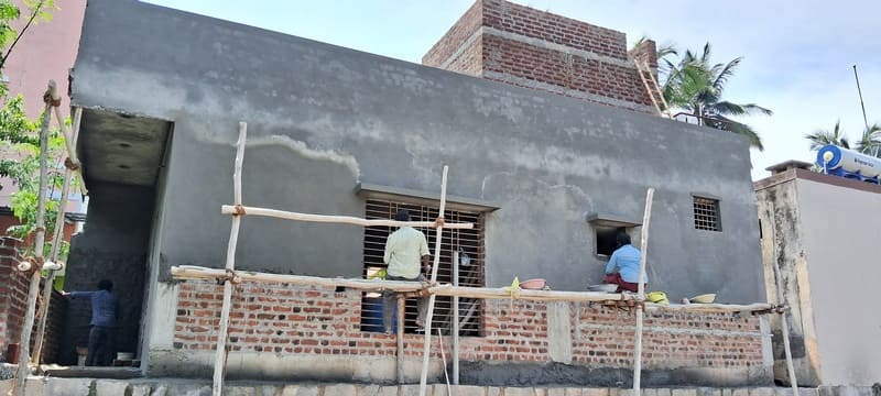 Plastering Inner Outer Shankar Nagar Mandya 11 - Chaya Innovation