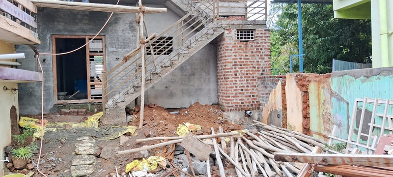 Plastering Inner Outer Shankar Nagar Mandya 18 - Chaya Innovation